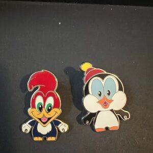 Woody Woodpecker and Chilly Willy Pins